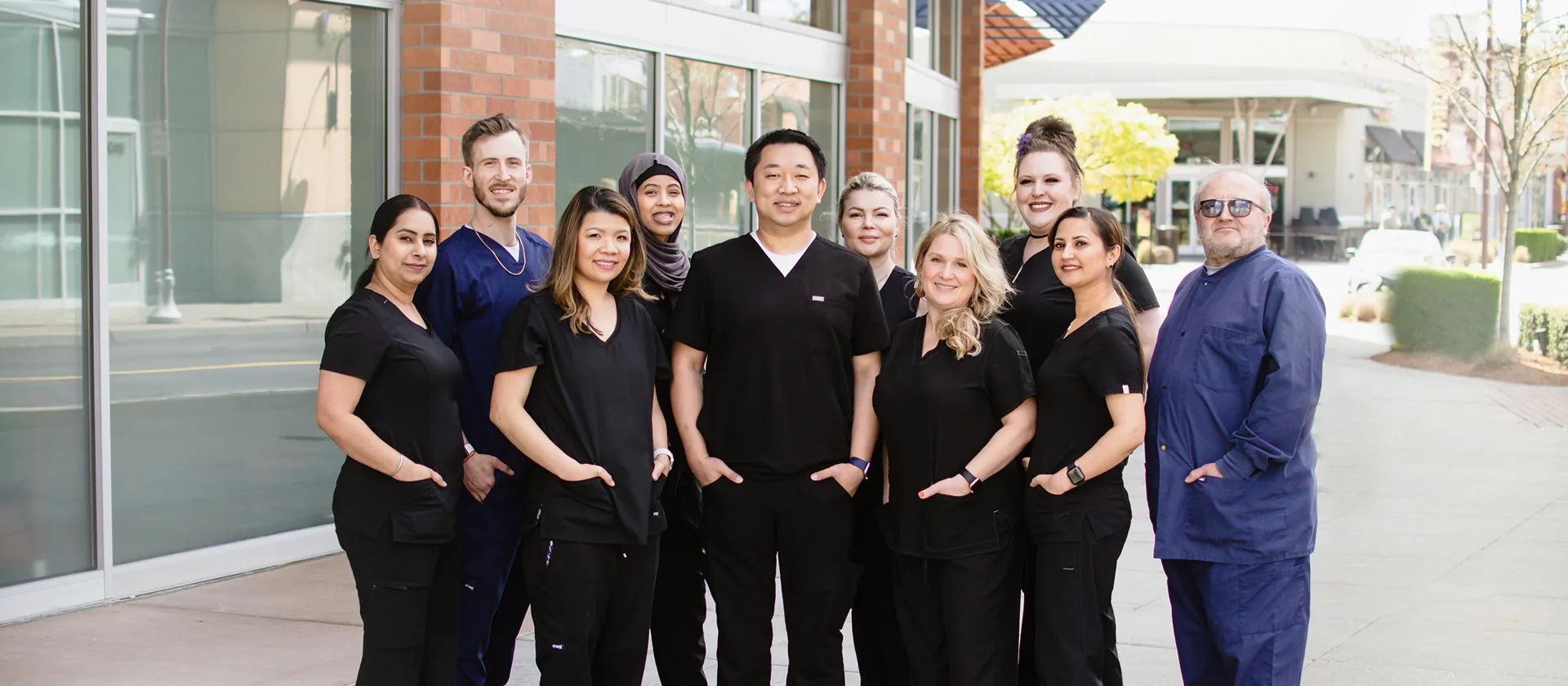 The Go Dentistry team in front of their Renton office